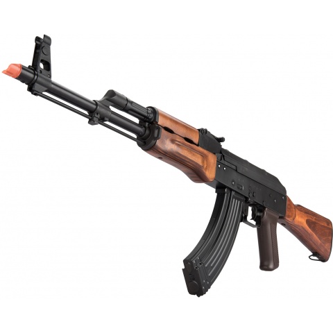 LCT AKM Steel Airsoft AEG Rifle w/ Full Stock (Black & Wood)