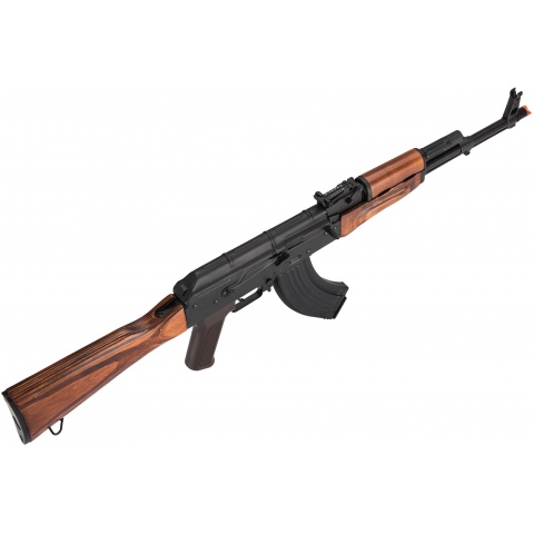 LCT AKM Steel Airsoft AEG Rifle w/ Full Stock (Black & Wood)