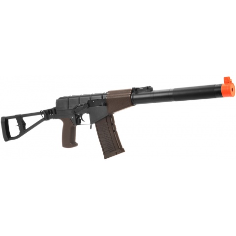 LCT Airsoft AS VAL Assault Rifle AEG with Integrated Suppressor (Black)
