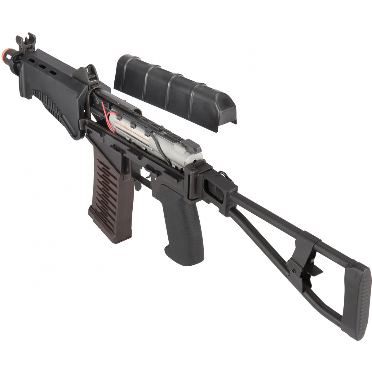 LCT Airsoft SR3M Vikhr Assault Rifle AEG w/ Foldable Foregrip BLK