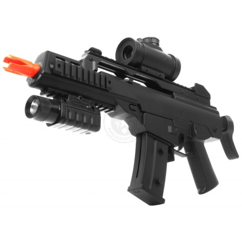 DE Airsoft R36-CQB Compact Rifle Package w/ Flashlight and Scope