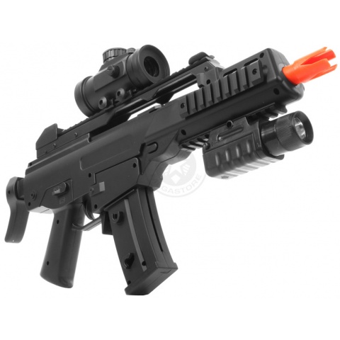 DE Airsoft R36-CQB Compact Rifle Package w/ Flashlight and Scope