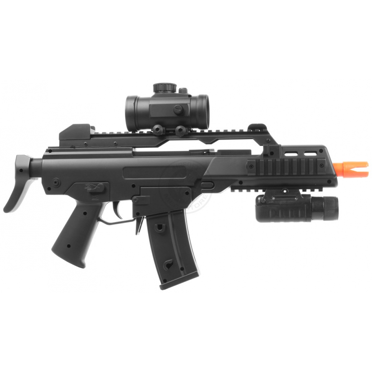 DE Airsoft R36CQB Compact Rifle Package w/ Flashlight and Scope