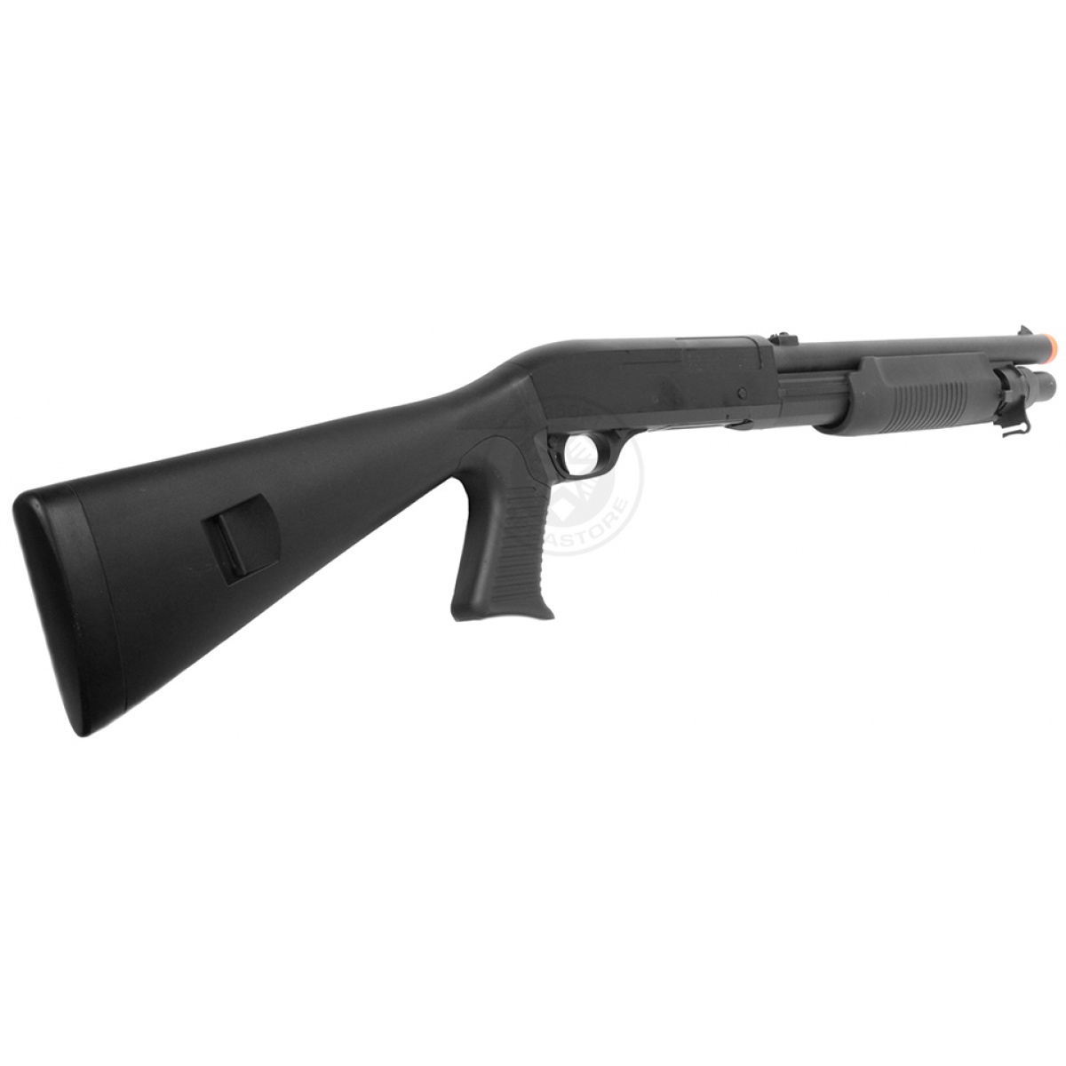 Double Eagle M56A TriShot Airsoft Spring Shotgun w/ Full Stock (Color