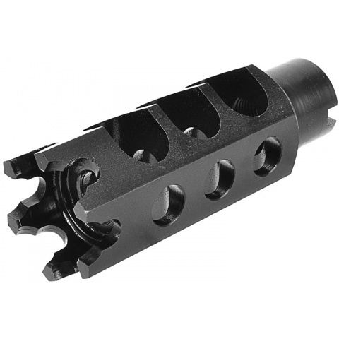 LCT Airsoft Hexagon 14mm CCW Full Metal Flash Hider for M4/M16 AEGs