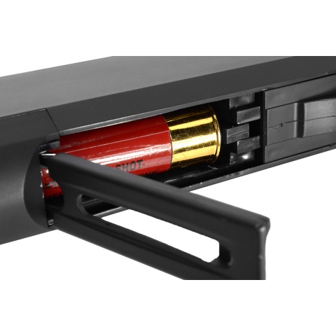 Double Eagle M56B Tri-Shot CQB Airsoft Spring Shotgun (Color: Black)