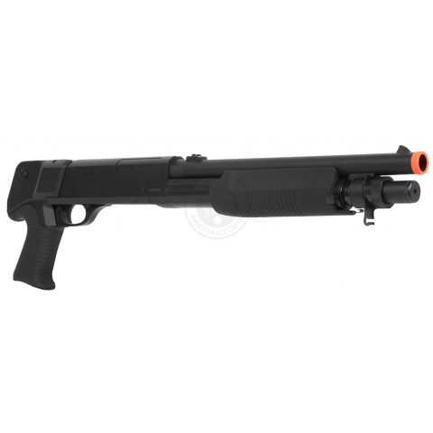 Double Eagle M56B Tri-Shot CQB Airsoft Spring Shotgun (Color: Black)