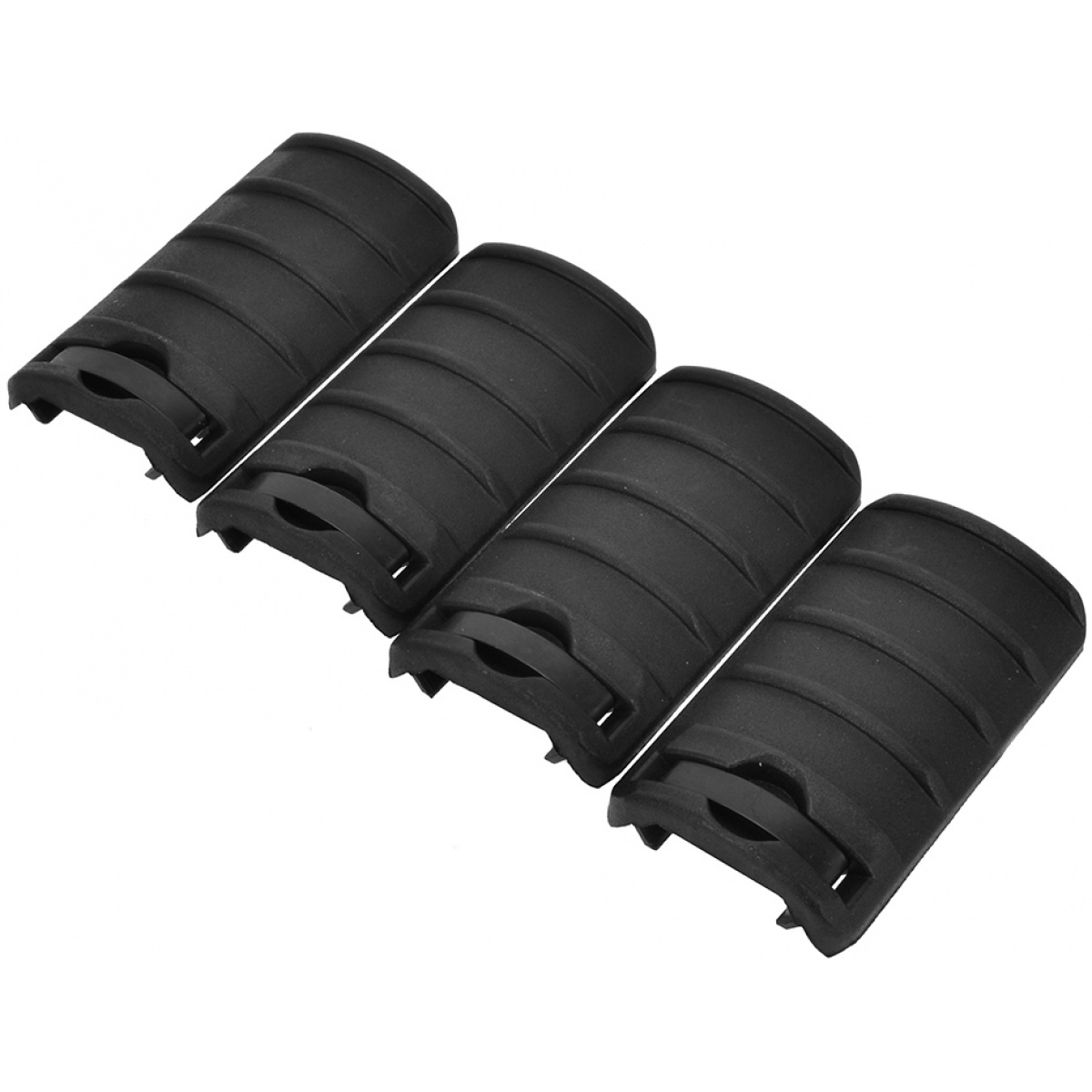 LCT Airsoft Handguard RIS Rail Cover Panels Set of 4 BLACK Airsoft Megastore