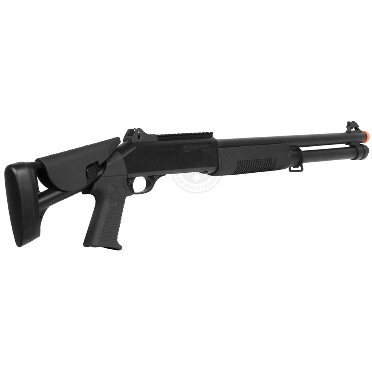 DE M3 Pump Action Multi Shot Airsoft Shotgun w/ Retractable Stock
