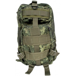Jagun Tactical Airsoft MOLLE Outdoor Backpack - DIGITAL FLORA