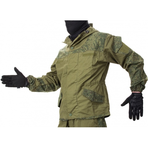 Jagun Tactical Airsoft Russian Gorka Suit BDU - DIGITAL FLORA