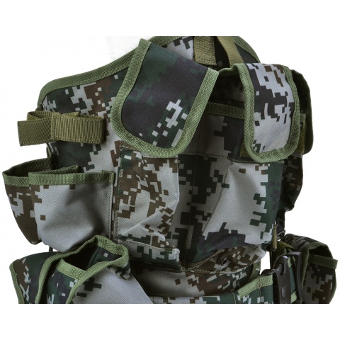 Jagun Tactical Load Bearing Vest LBV Chest Rig - PLA TYPE 07