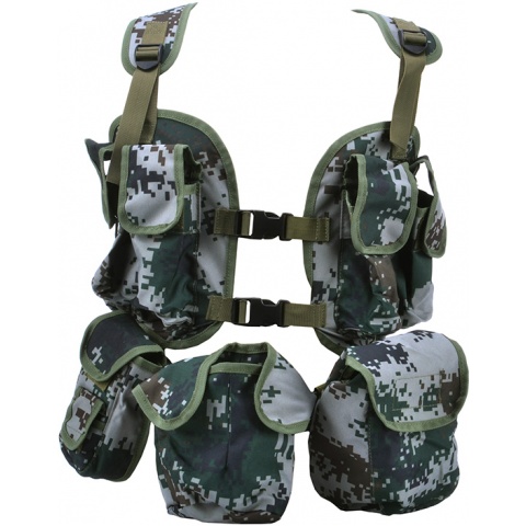 Jagun Tactical Load Bearing Vest LBV Chest Rig - PLA TYPE 07