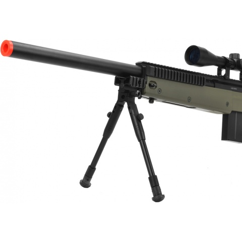 WellFire MB4406D Bolt Action Sniper Rifle w/ Folding Stock - OD