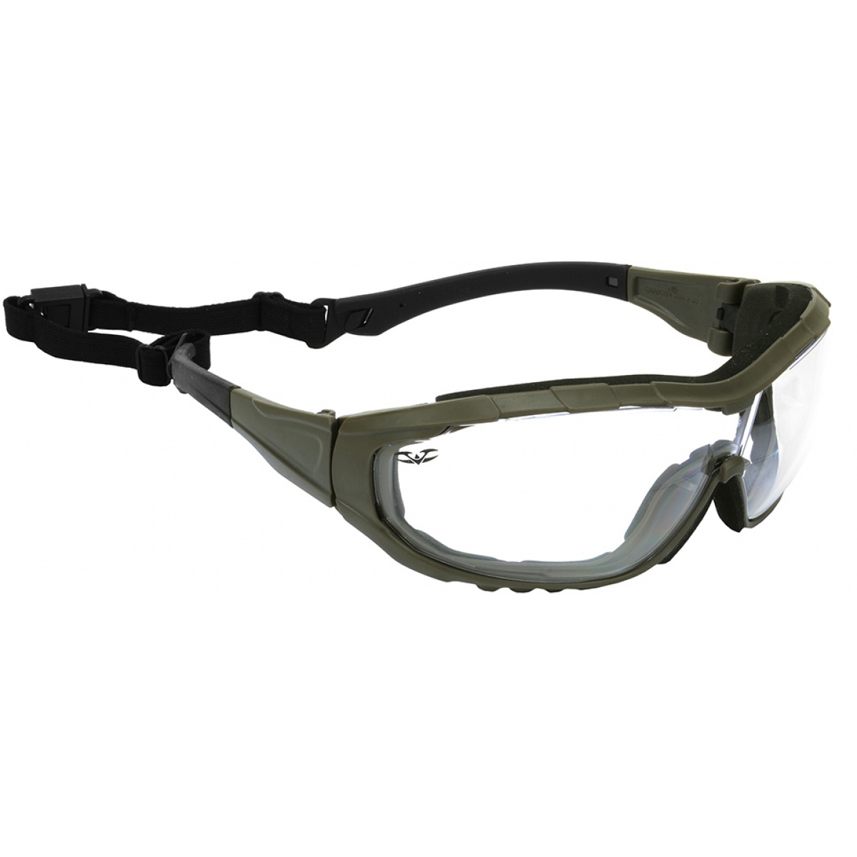 Valken Tactical Axis Tactical Goggles w/ Retention Strap CLEAR