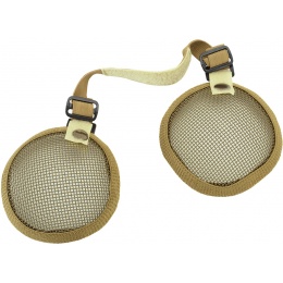 Valken Tactical 3G Wire Mesh Airsoft Ear Protector Set - TAN