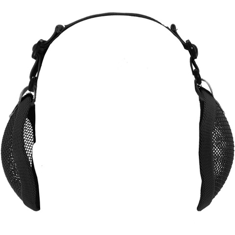 Valken Tactical 3G Wire Mesh Airsoft Ear Protector Set - BLACK