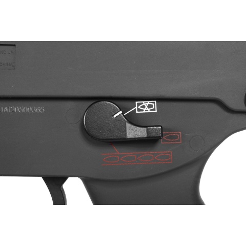 390 FPS DE Full Metal Gearbox Tactical SMG-45 Airsoft AEG Rifle w/ Tactical Flashlight and Red Dot Scope PACKAGE