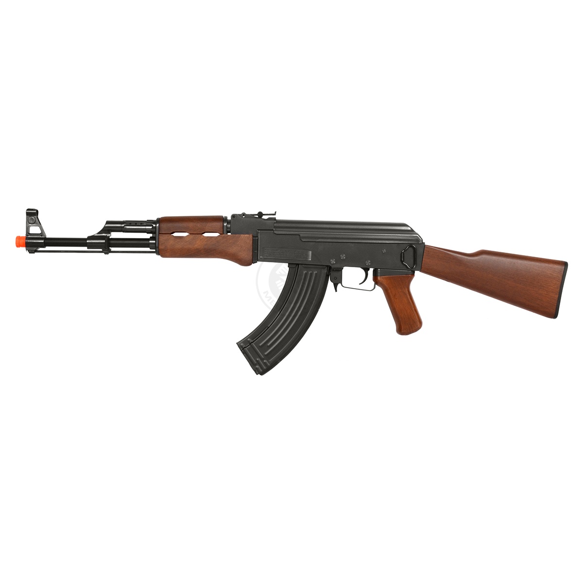 thumbnail image 2 of Wellfire Airsoft AK47 Polymer AEG Electric Rifle D47 - 280 FPS - Black/Wood 2 of 4