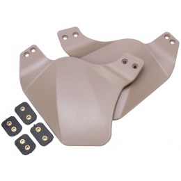 AMA Airsoft Ear Side Covers for BUMP Helmet - TAN