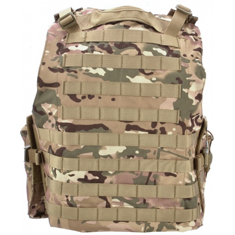 AMA MOLLE Modular Plate Carrier w/ 6 Pouches - LAND CAMO