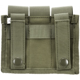 Lancer Tactical Airsoft Tactical Three Pistol Magazine Pouch - GREEN