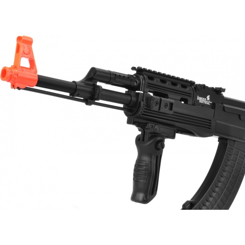 Lancer Tactical Airsoft Tactical AK-47 AEG w/ RIS and LE Stock - BLACK