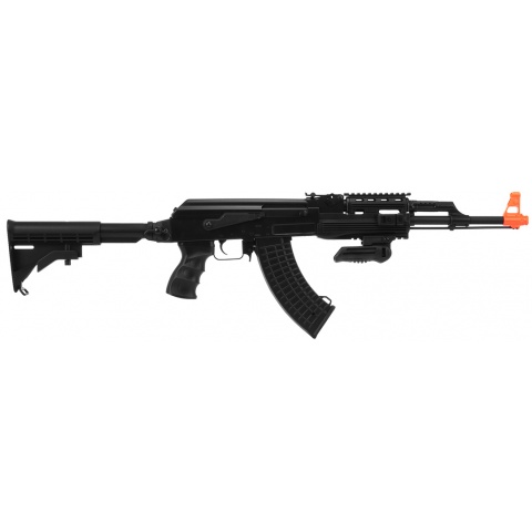 Lancer Tactical Airsoft Tactical AK-47 AEG w/ RIS and LE Stock - BLACK