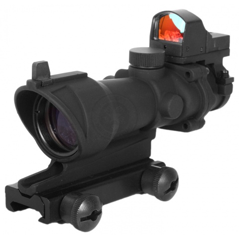 AMA 4x32 Full Metal Airsoft Zoom Scope w/ Compact Red Dot