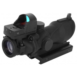 AMA 4x32 Full Metal Airsoft Zoom Scope w/ Compact Red Dot