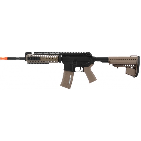 Atlas Custom Works Full Metal M4 Airsoft AEG w/ Customizable RIS (Color: Black / Tan)