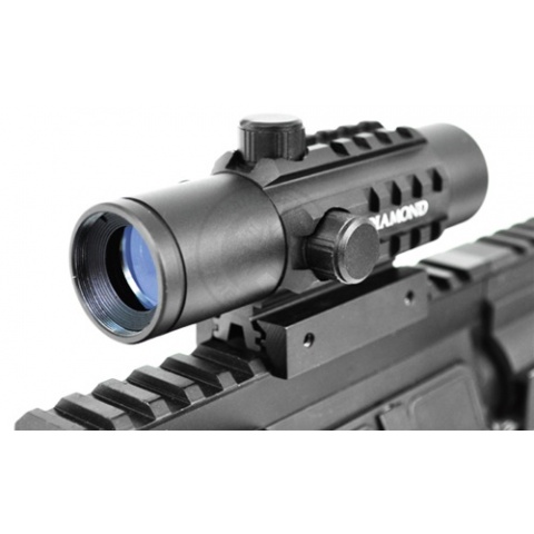 AMA 7-Intensity Airsoft 1x30 Red Dot Scope w/ Rail Mount
