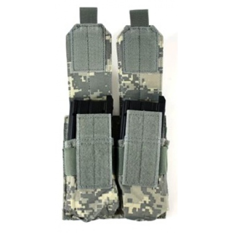 AMA MOLLE Double Airsoft Rifle Magazine Pouch - ACU