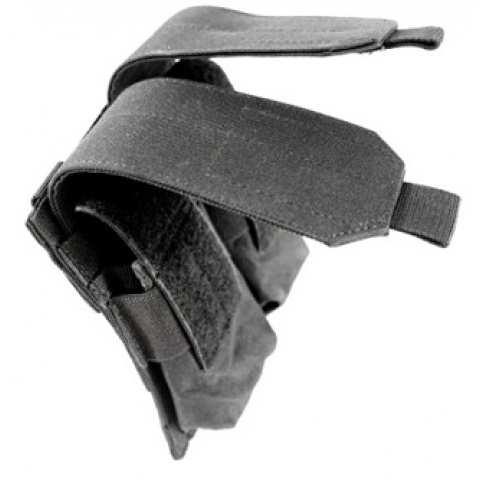 AMA 600D MOLLE Double Rifle Airsoft Magazine Pouch - BLACK
