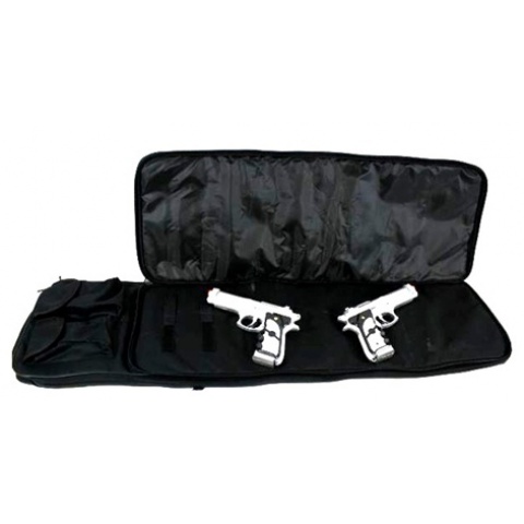 AMA 600D DualStor 38-Inch Deluxe Airsoft Gun Bag - BLACK