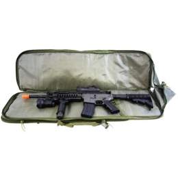 AMA Double Storage 38-Inch Deluxe Airsoft Gun Bag - OD GREEN