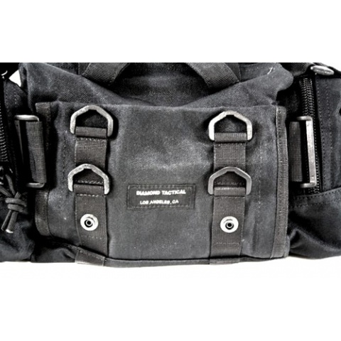 AMA MOLLE Alpha-7 Hydration Pack w/ 2L Bladder - BLACK