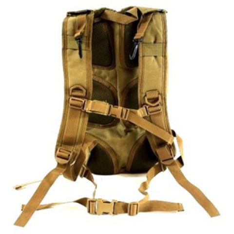 AMA MOLLE Alpha-7 Hydration Pack w/ Bladder - COYOTE TAN