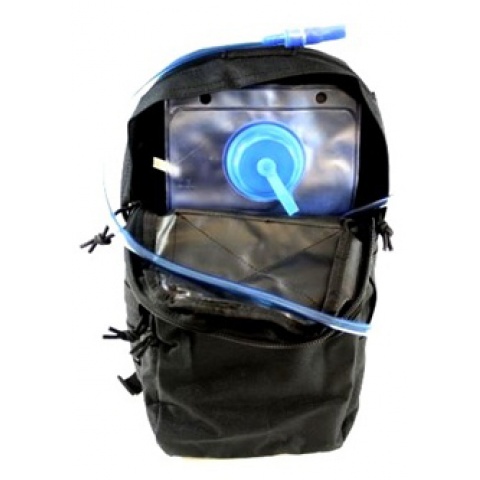 AMA MOLLE Alpha-5 Hydration Pack w/ Bladder Storage - BLACK