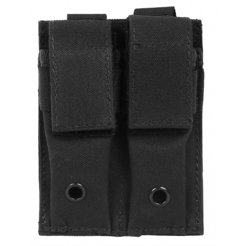 AMA 600D MOLLE Double Pistol Mag Pouch - BLACK