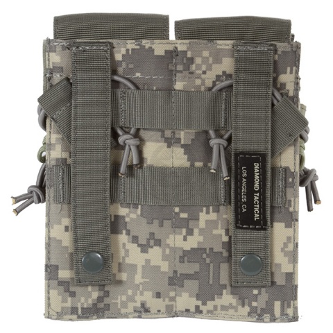 AMA 600D MOLLE M4/M16/AK Double Rifle Mag Pouch - ACU