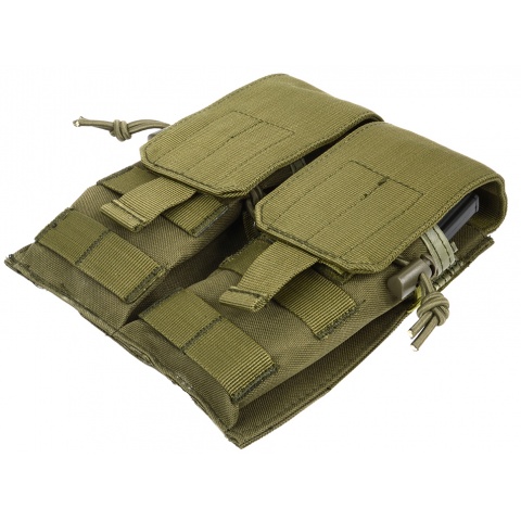 AMA 600D MOLLE M4 Double Rifle Mag Pouch - OD GREEN