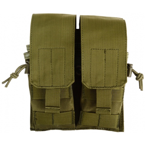 AMA 600D MOLLE M4 Double Rifle Mag Pouch - OD GREEN