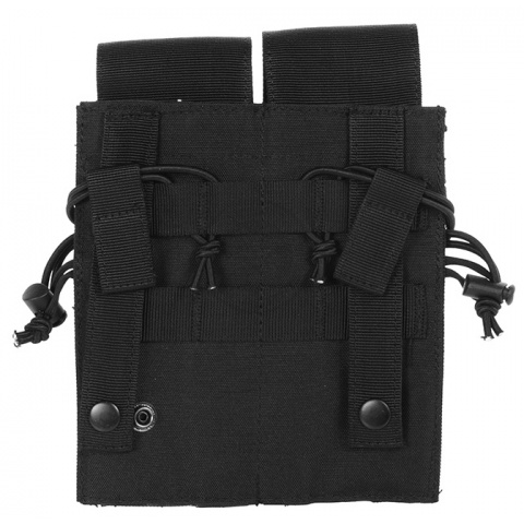 AMA 600D MOLLE G36 Double Rifle Airsoft Mag Pouch - BLACK