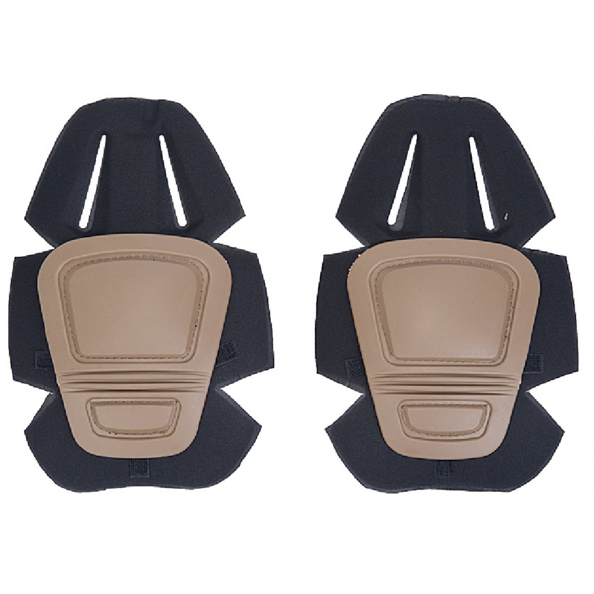 AMA Airsoft Knee Pads for Generation 2 and 3 Combat Pants TAN