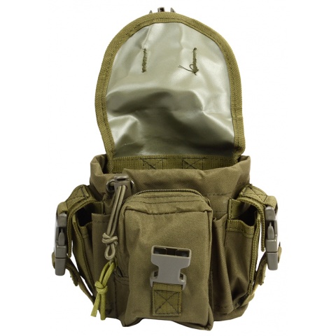 AMA MOLLE Large Utility Airsoft Pouch - OD GREEN