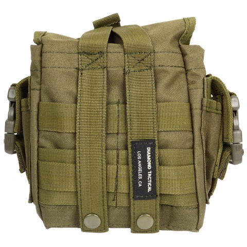 AMA MOLLE Large Utility Airsoft Pouch - OD GREEN