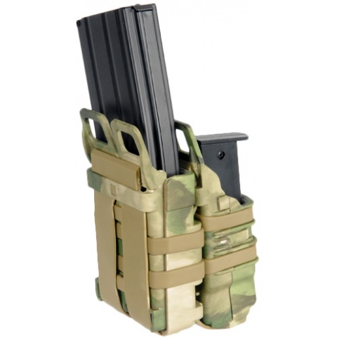 UK Arms Single Rifle/ Double Pistol Quick Detach Pouches - AT-FG