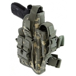 AMA Airsoft Large Frame Drop Leg Airsoft Pistol Holster - ACU