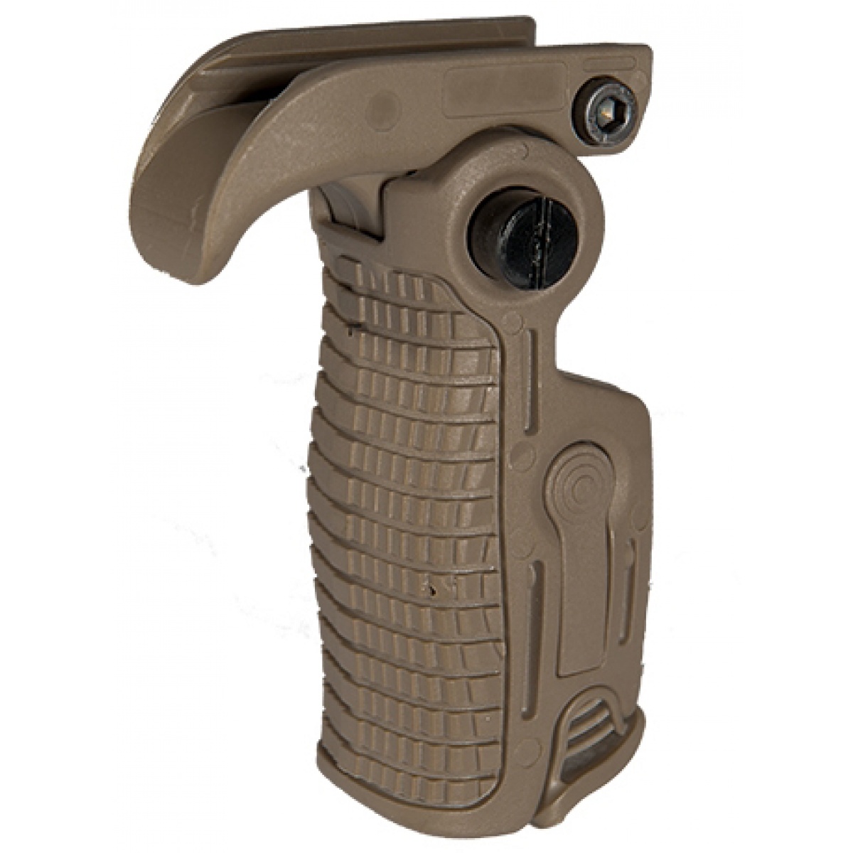 UK Arms Airsoft Ergonomic 90 Degree Foldable RIS Foregrip TAN